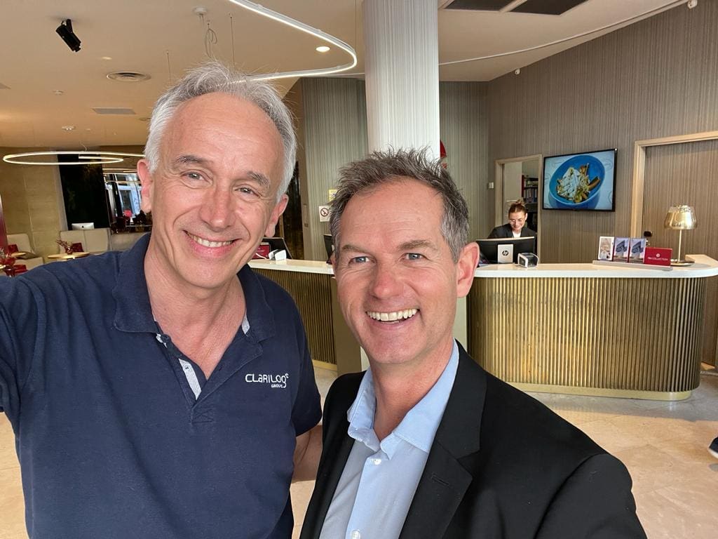 kickoff-2024 ClariLog-groupe avec Edgar-Grospiron