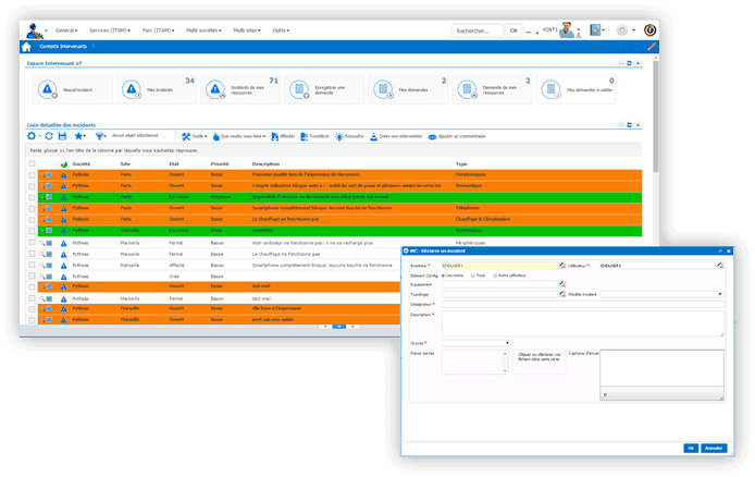 Pytheas - Service Desk - Gestion des incidents