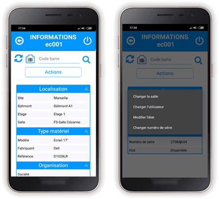 Pytheas - Service Desk - Applications mobiles - gestion de parc