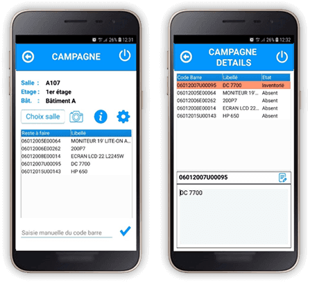Pytheas - Service Desk - Applications mobiles - Inventaire Physique